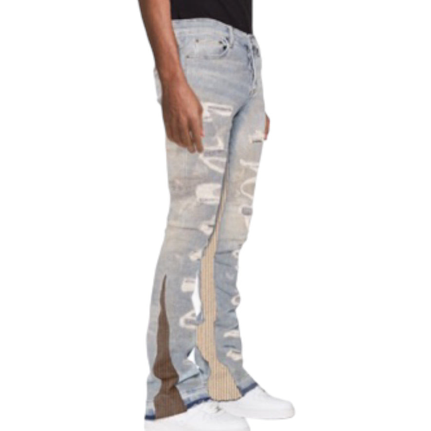 SUGARHILL: Augustus Stacked Jeans